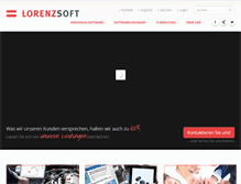 Tablet Screenshot of lorenzsoft.de